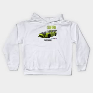 Supra Time Attack Lime Carbon Kids Hoodie